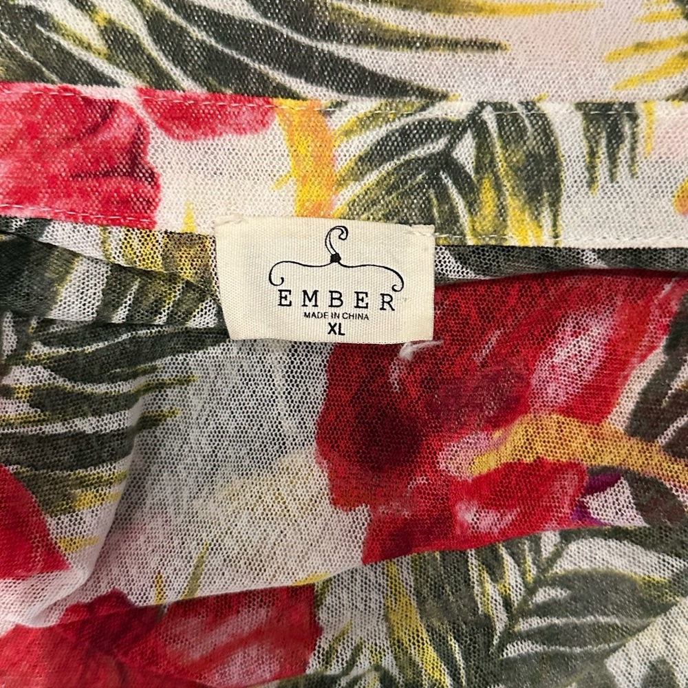 Ember Floral Sleeveless Maxi Cardigan - Picture 7 of 7